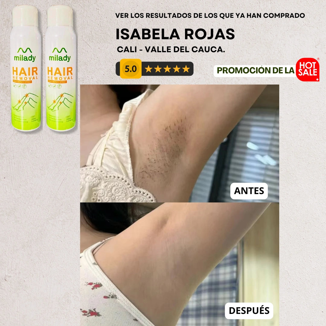 Depilador Instantáneo en Espuma MILADY®  + GRATIS REGALO MISTERIOSO [🔥HOT SALE🔥]